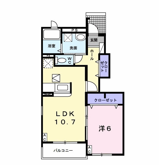 【間取り】 | ヴァン　シュヴァルⅠ