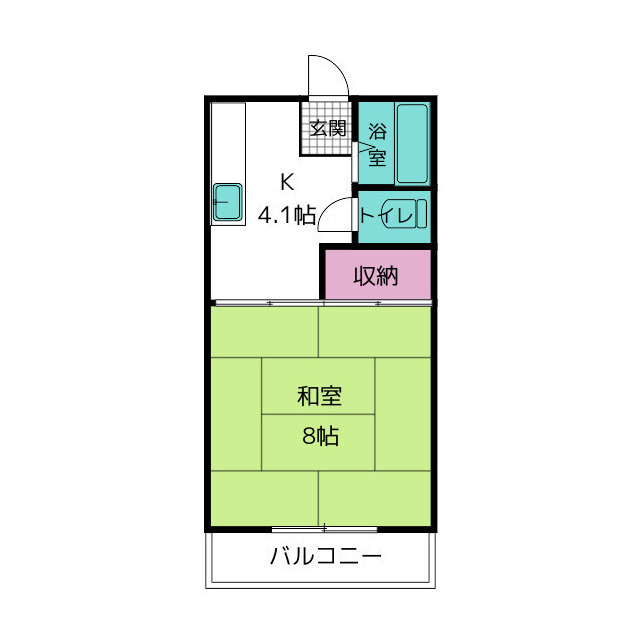 イナモハイツの間取り