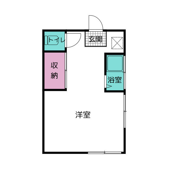 横山荘の間取り
