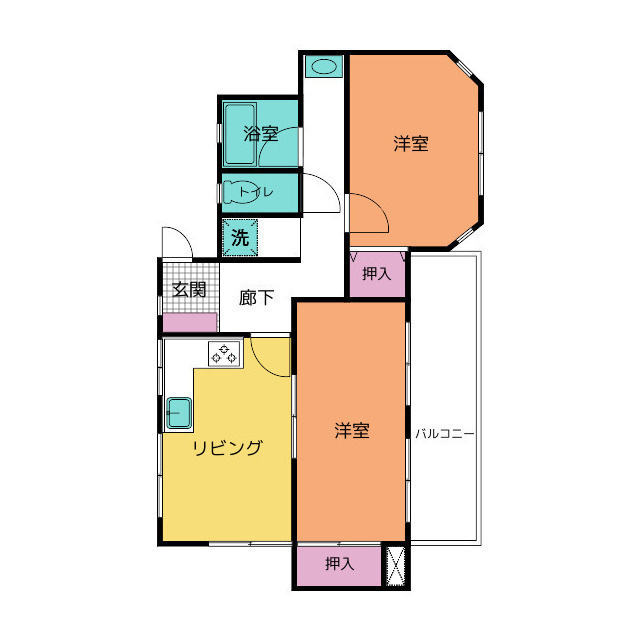 モラーダの間取り