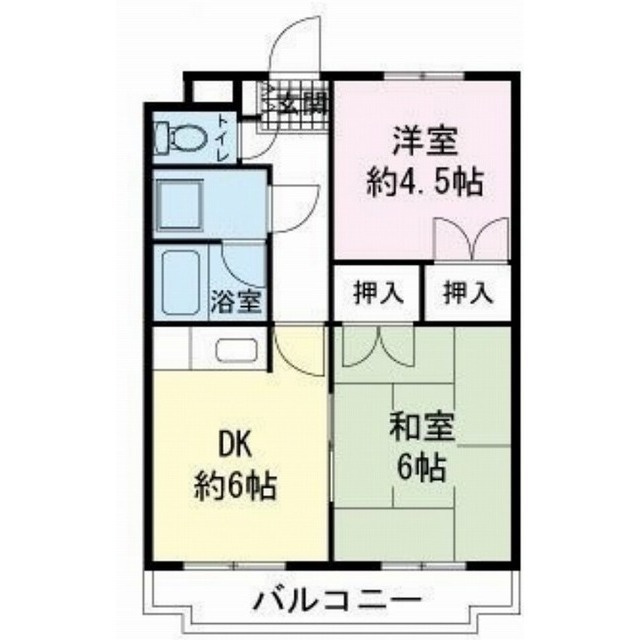 山之井プラザの間取り
