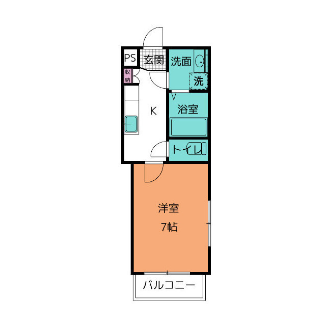 タイユール竹中の間取り