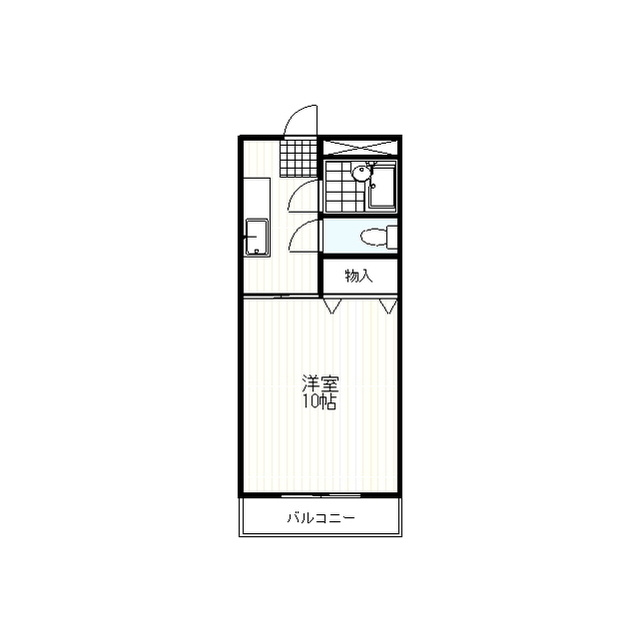 ジュネスオクラバ　Ｂの間取り