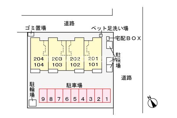 ＡＲＣの区画図