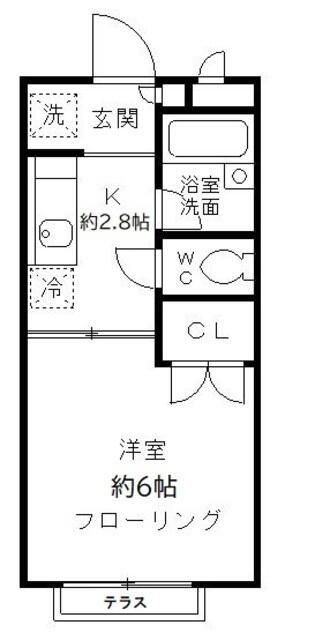 リベール玉川の間取り|間取りです。