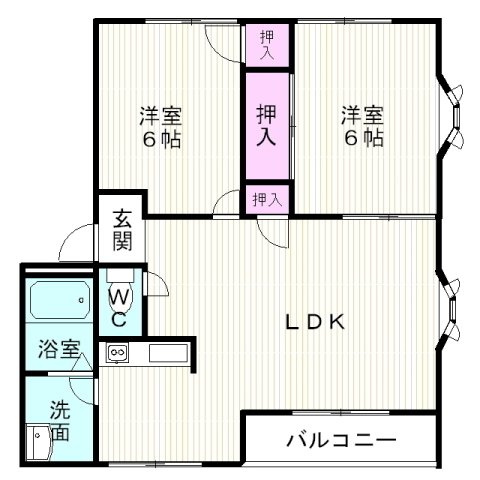 アドザックス　カワイ　Ａの間取り