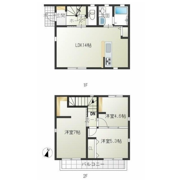 Ｍａｉｓｏｎ　ｄｅ　Ｃｈｉｅｎ　Ｋの間取り