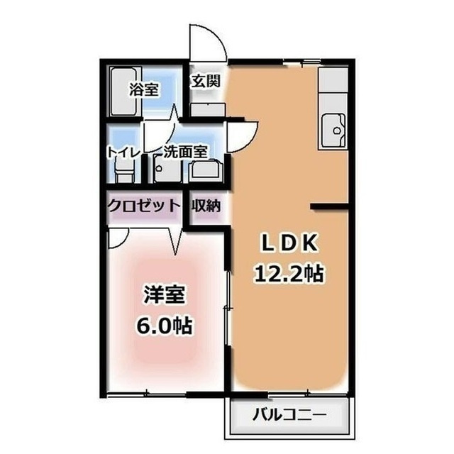 ルミナス21Aの間取り