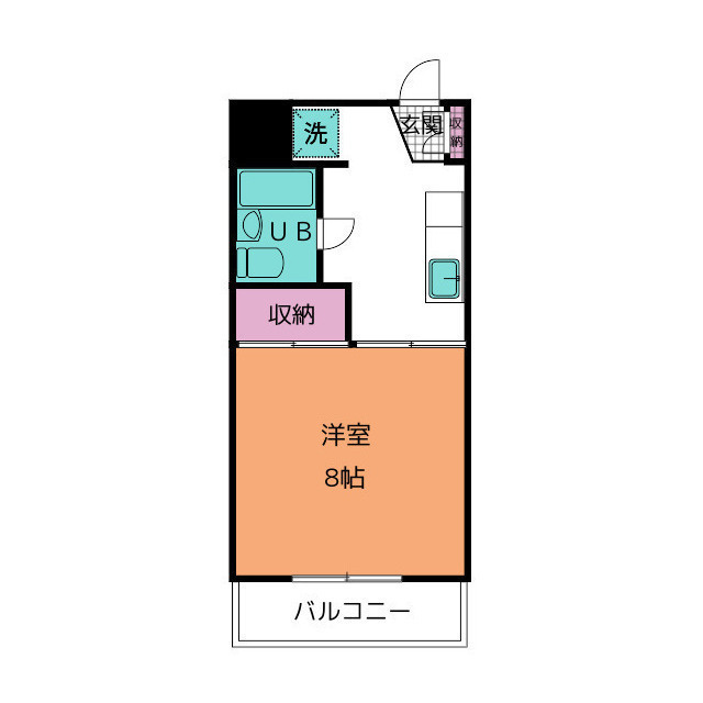 共栄マンションＮｏ２の間取り