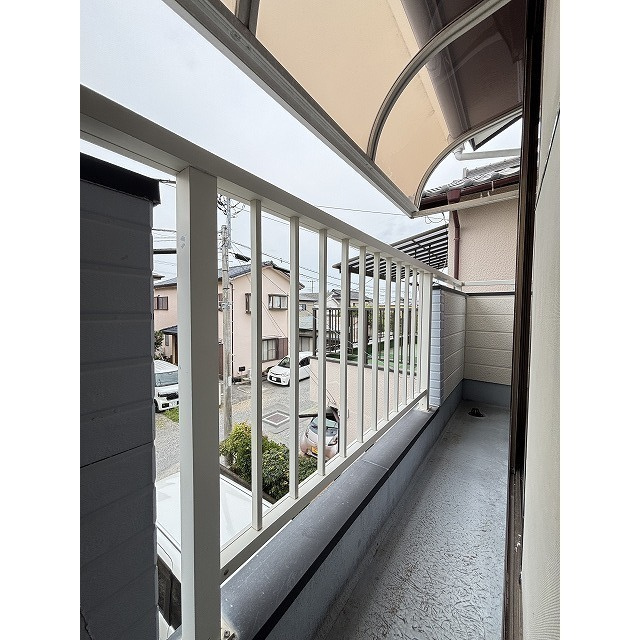 田中戸建のバルコニー