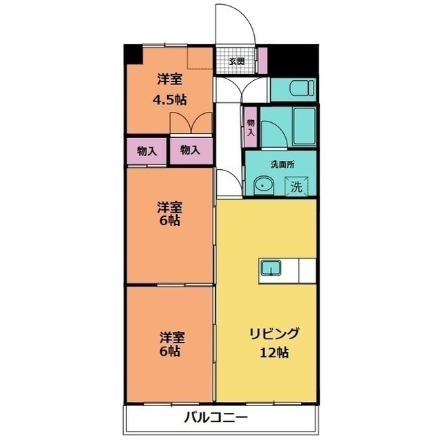 セードルせせらぎの間取り