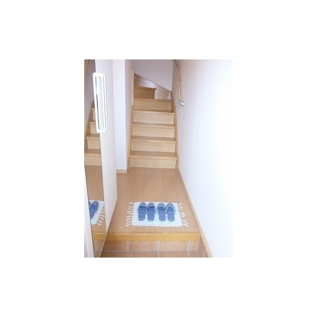メゾンソレイユBの玄関