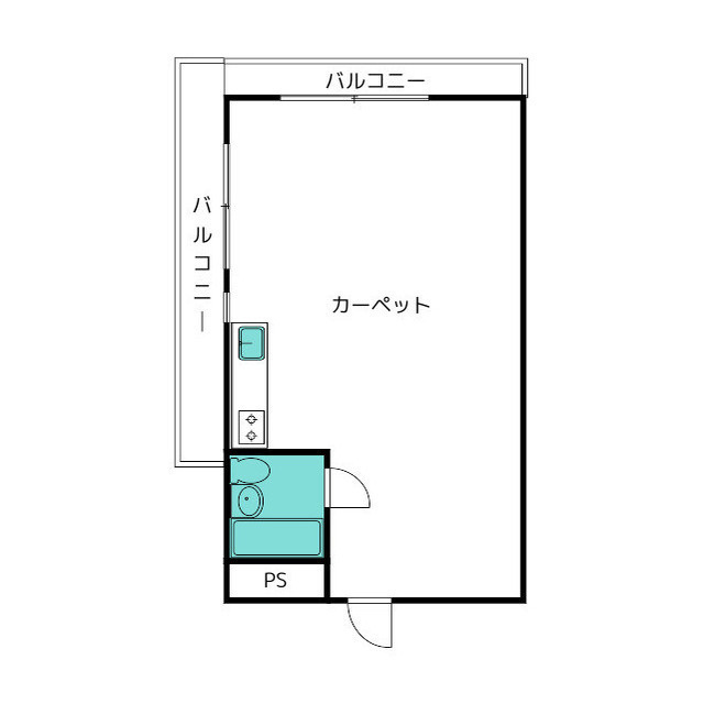 スルガリバーサイドハウス　403の間取り