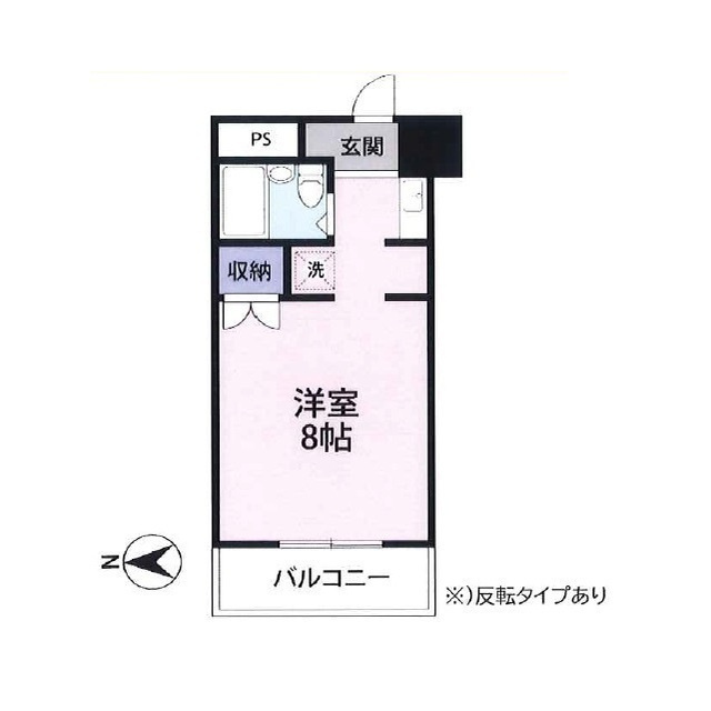 セゾン沼津の間取り