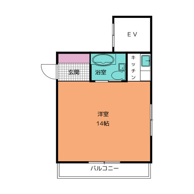 八幡町ビルの間取り