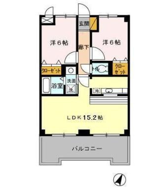 クレスタ妙典の間取り