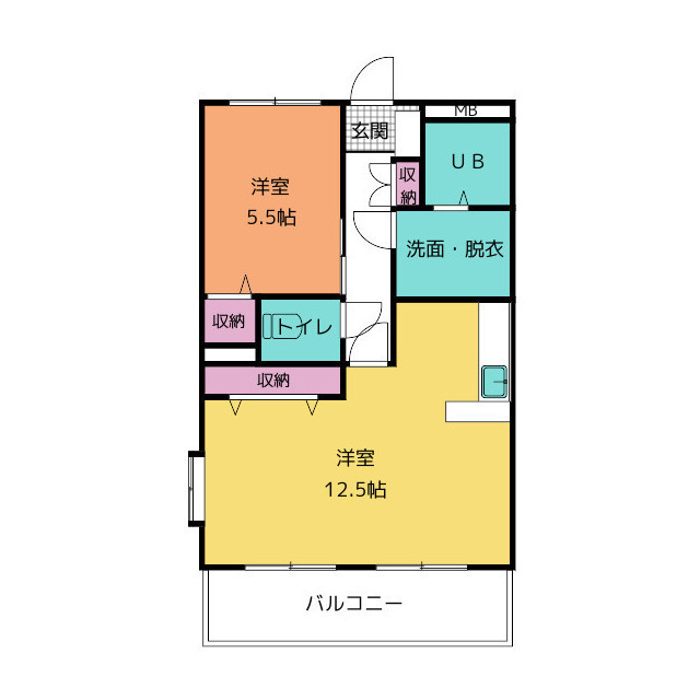 レアールマンションセレッソ　Ｃ棟の間取り