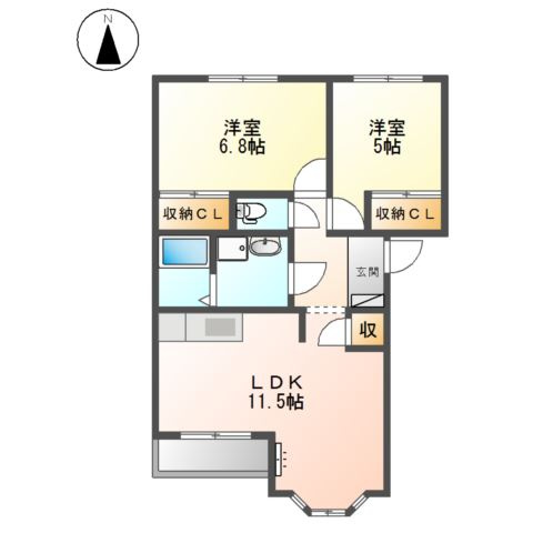 オンテールの間取り