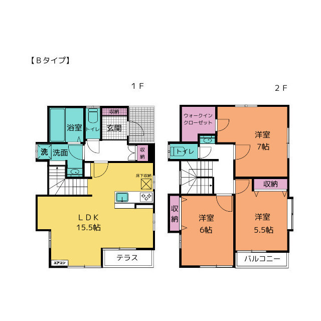 ジュエル　サンヴィレッジの間取り