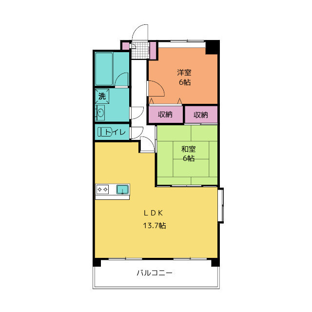 アンダティーバの間取り