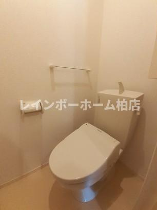 エアコン2台♪ペットちゃんと住めます♪のトイレ|シンプルで使いやすいトイレです
