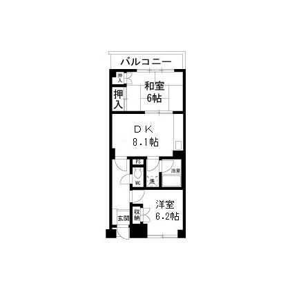 メゾンＷＡＴの間取り