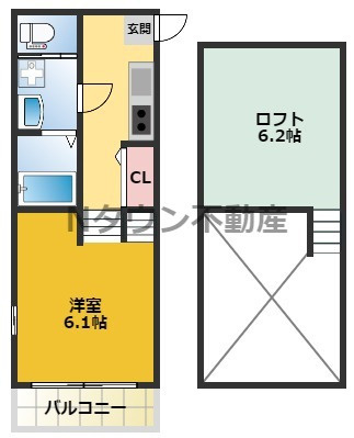 【間取り】 | K Flat | 間取りです。