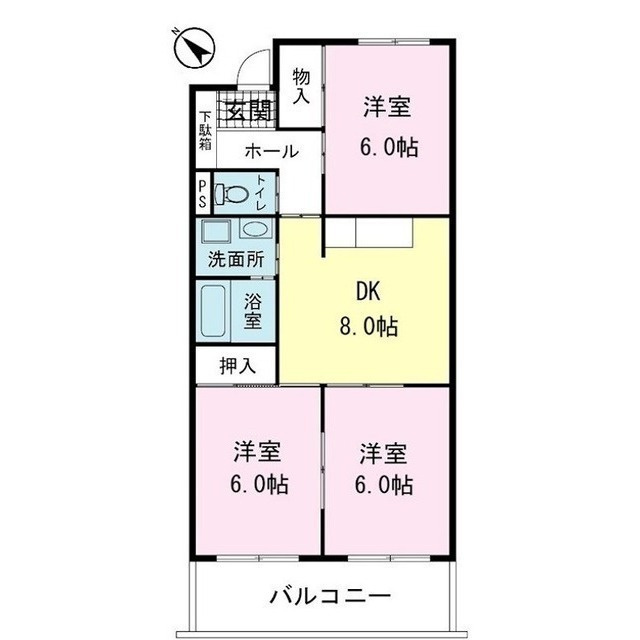 第２アゼリアハイツの間取り