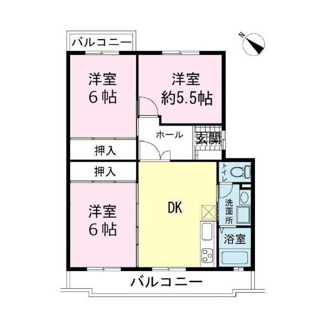 アヴニールドゥモエの間取り