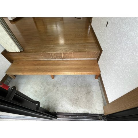 御殿場市川島田の一戸建ての玄関