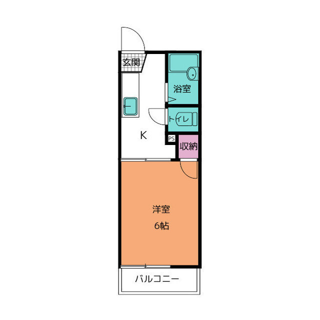 ホワイトハウス　Ａの間取り
