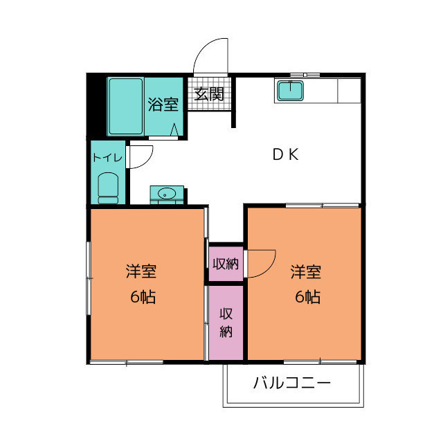 ホワイトハウス　Ｃの間取り