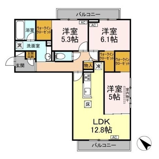 Casa Solareの間取り
