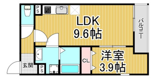 REGIES川西能勢口の間取り