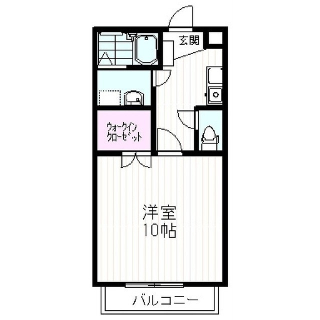 フェリスタ中山の間取り