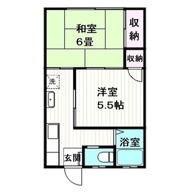 ハイツ下原の間取り