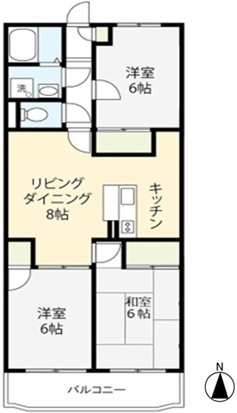 クレールはけの原の間取り