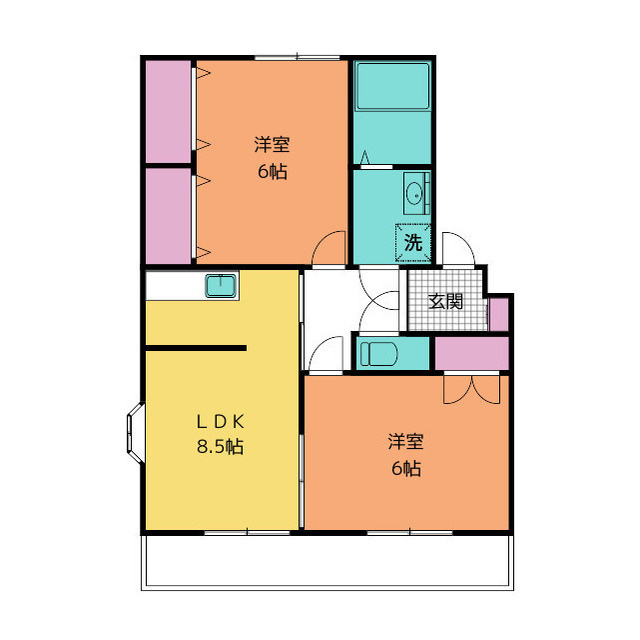 トレピアーニの間取り