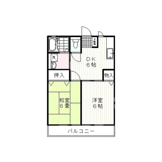 シティハイム杉山　Ａの間取り