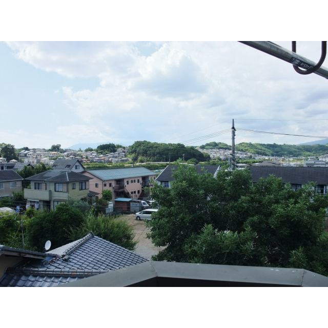 レアールマンションアキタⅢのバルコニー