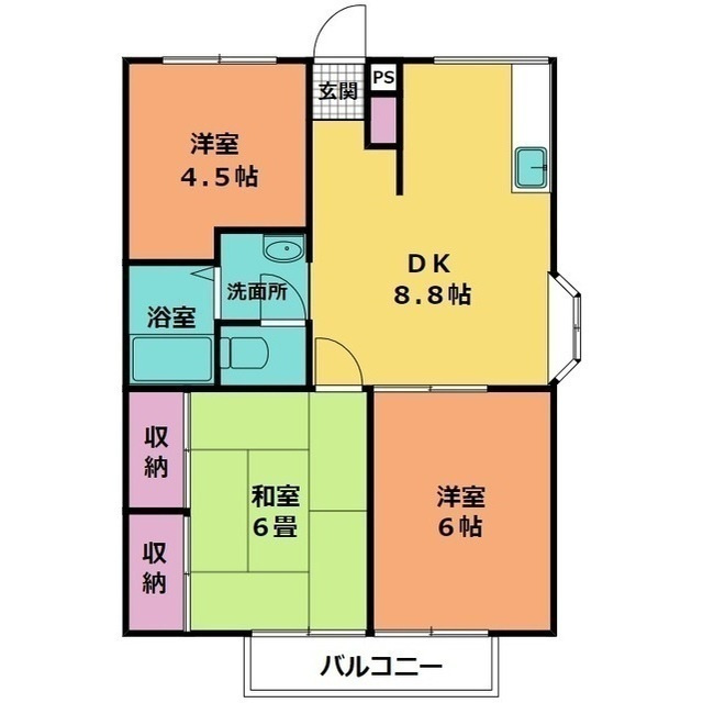 エステートピア足立の間取り