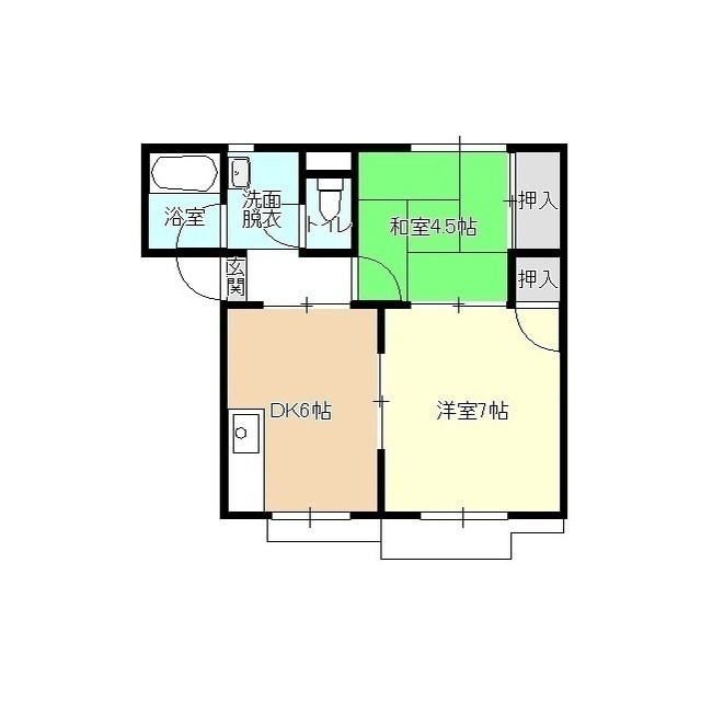 ミキハイツの間取り
