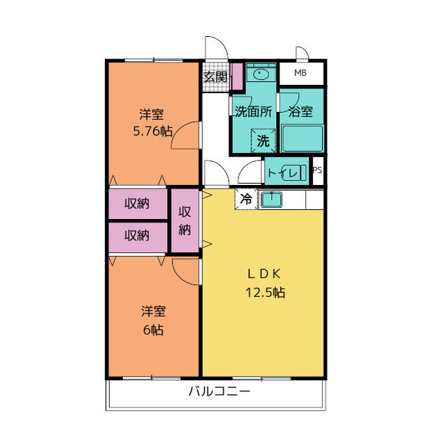 エコシティープライムの間取り