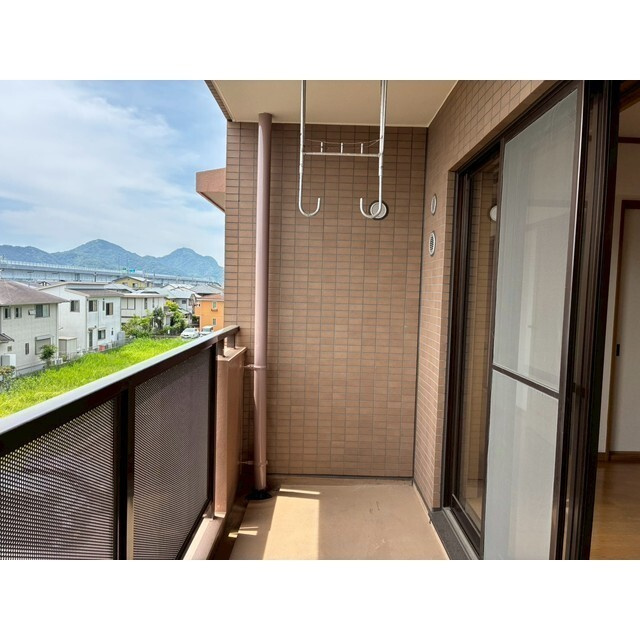 土屋マンションのバルコニー