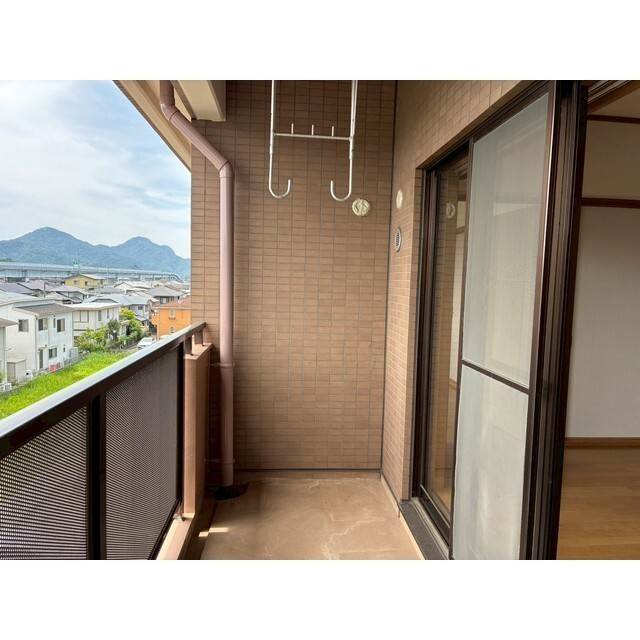 土屋マンションのバルコニー