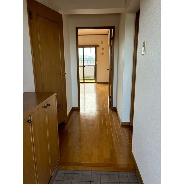 土屋マンションの玄関