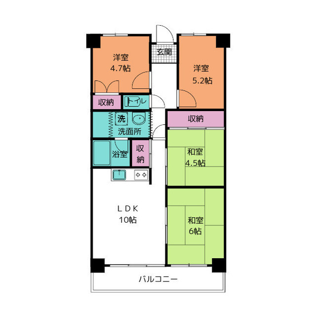 メゾンミタの間取り