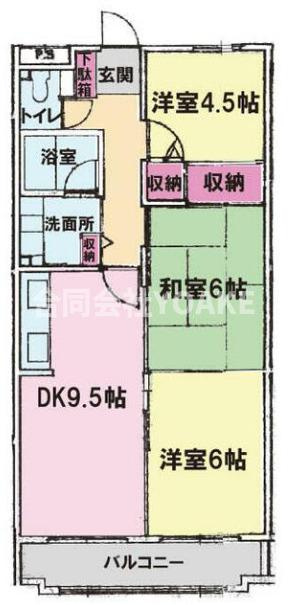 シャロム大和の間取り