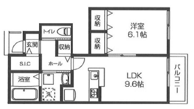 Ｈａｒｍｏｎｙ　Ⅱ号館の間取り