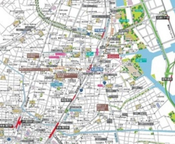SPコート大森町の地図